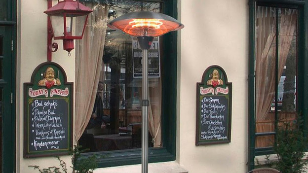 Standing patio heaters