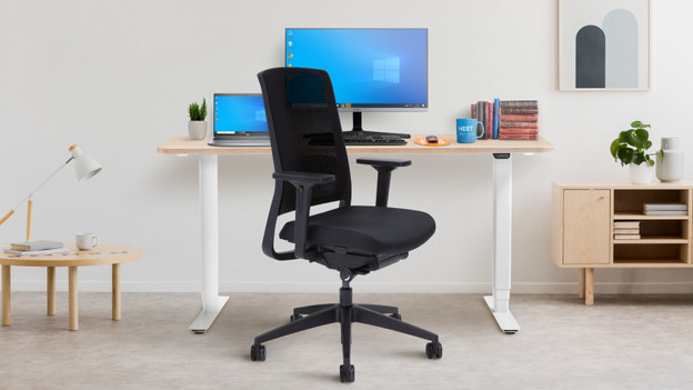 Bureaustoel met een NPR 1813 maatvoering