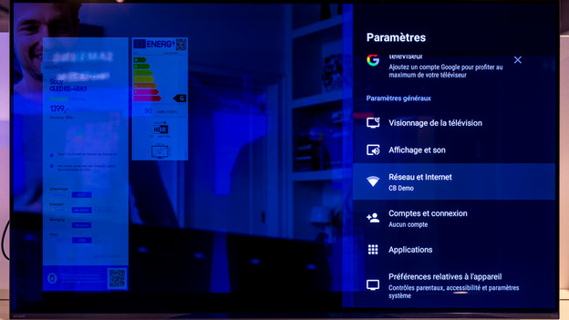 Allez dans affichage et son