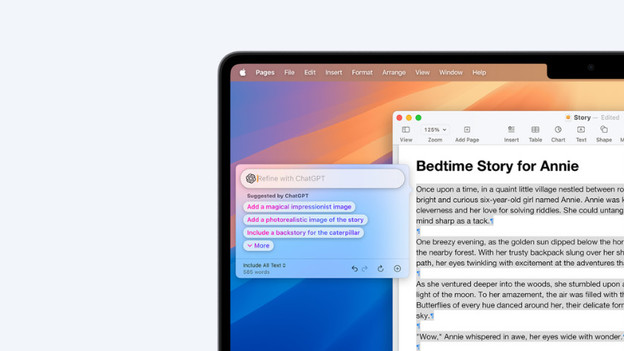 Apple Intelligence op MacBook