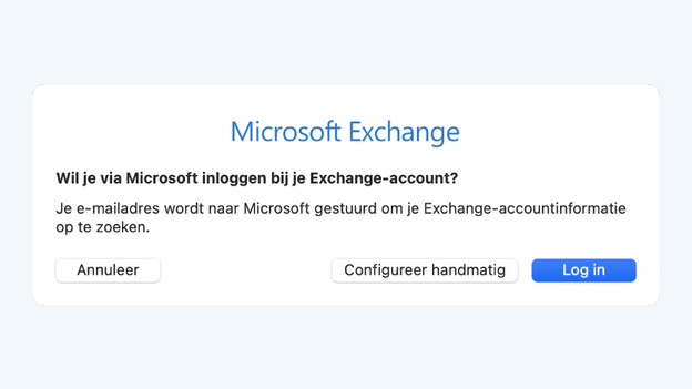 configureer handmatig