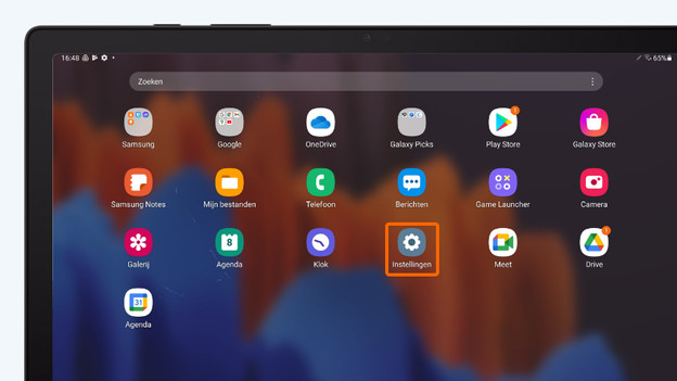 Samsung instellingen
