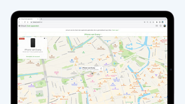 Kies voor 'Verwijder uit account'.