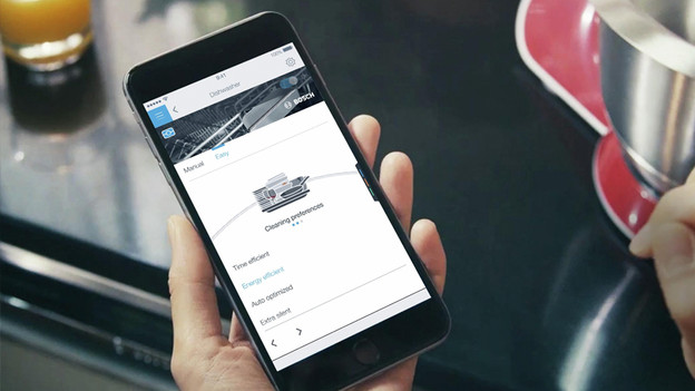 Lave-vaisselle connecté