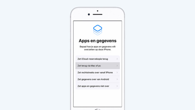 Je gegevens op je nieuwe iPhone zetten via Mac