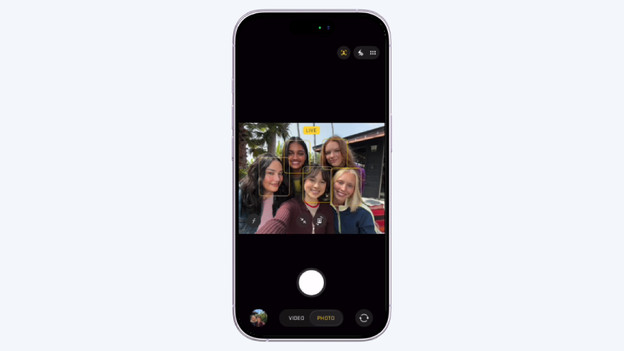 iPhone Center Stage selfie camera