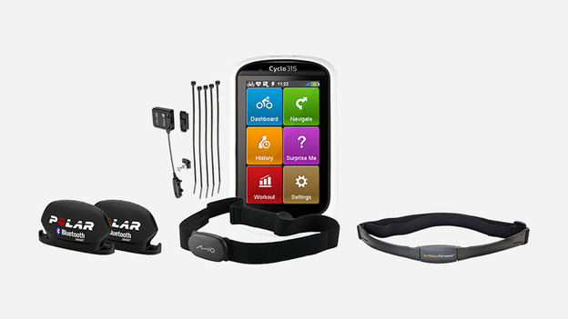 Fiets gps: externe sensoren vaak mogelijk