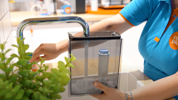 Place the water filter