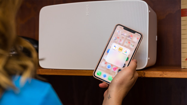 Application Sonos en cours d'utilisation