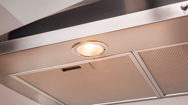 Wandschouw dampkap licht