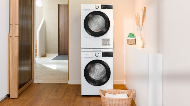 Wasmachine en droogkast set