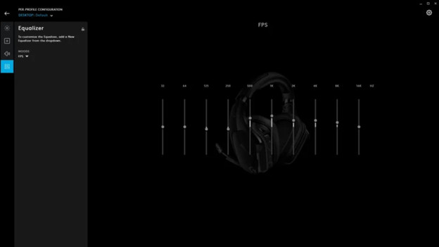 Logitech G Hub headsets en speakers