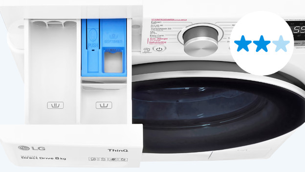 Machine à laver avec qualité de fabrication milieu de gamme