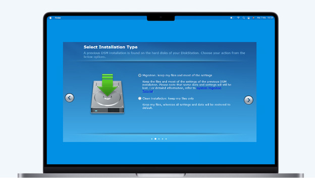Migrez vos paramètres vers le nouveau NAS via Synology Find
