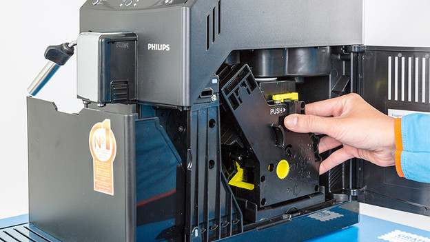 Réglez correctement les leviers du groupe café