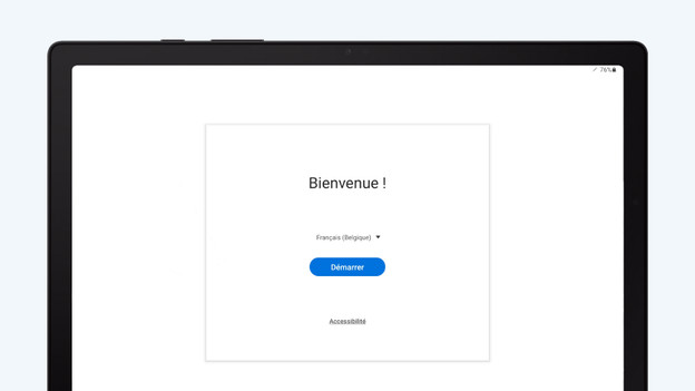 Installer une tablette Samsung