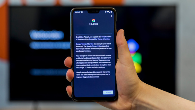 Accepteer de voorwaarden.