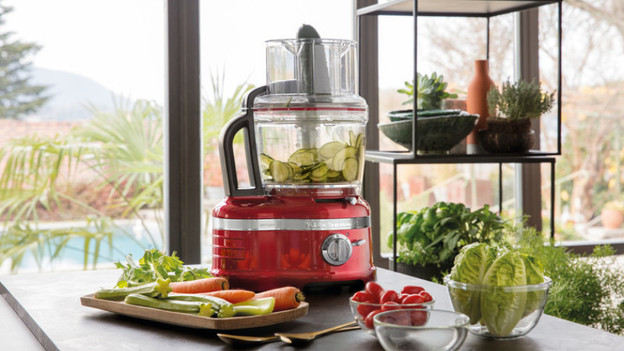 Metal food processor vegetable