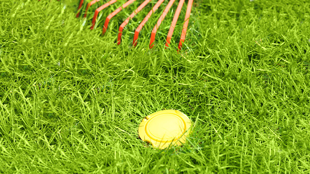 Bouchon d'un séchoir parapluie à ancrage au sol