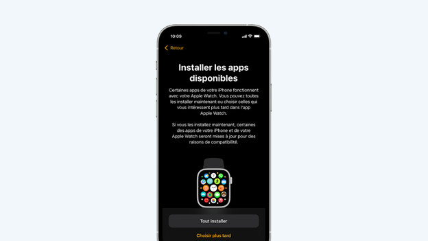 Applis de l'Apple Watch