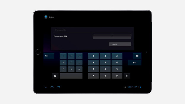 Tablet with children's mode: set up user limits