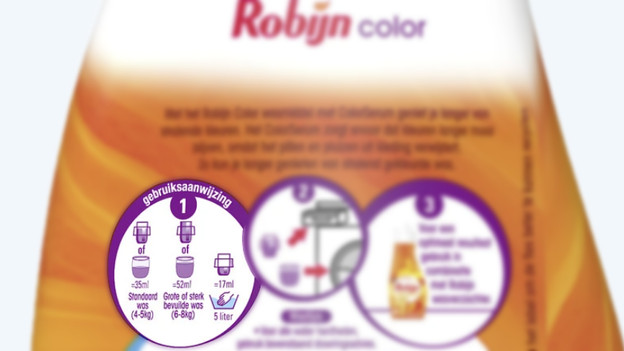 La bonne quantité de lessive