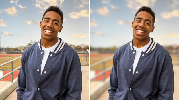 Adobe Photoshop blur background