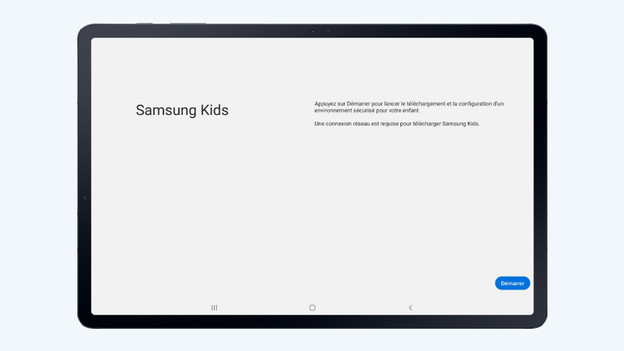 démarrer samsung kids mode