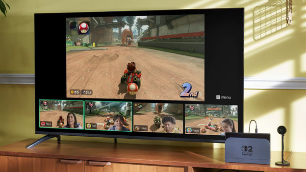 Nintendo Switch 2 met webcam