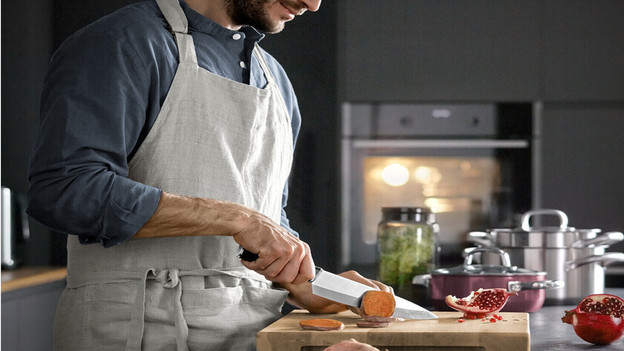 Snijden met een koksmes