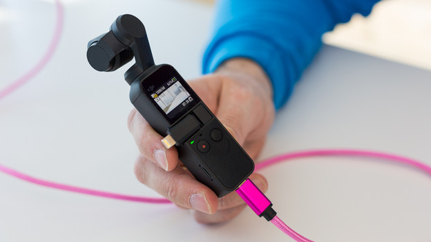 DJI Pocket 2 dans le chargeur