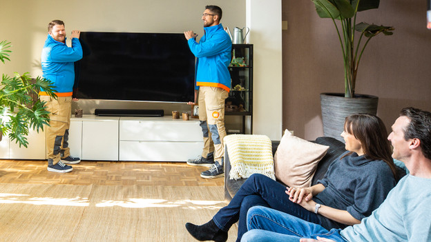 LG QNED TV installation and mounting service