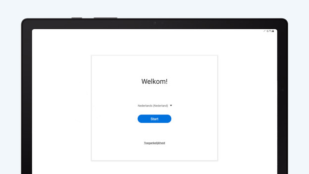 Samsung tablet installeren
