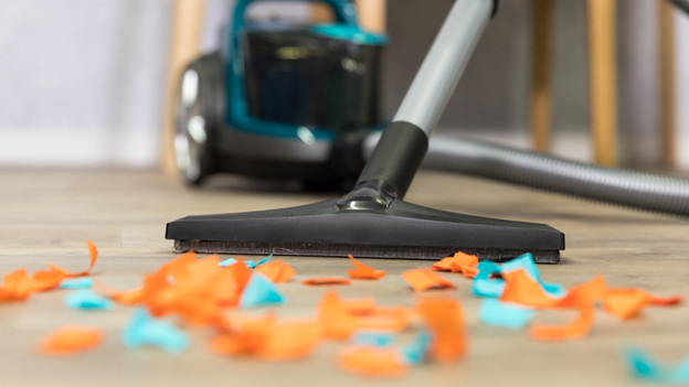 Parketborstel op laminaat