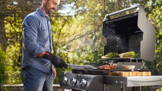 Grand barbecue avec 3 bruleurs