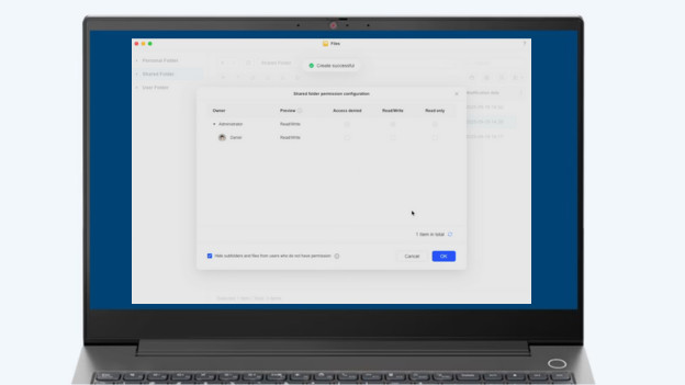 mappen maken ugreen nas