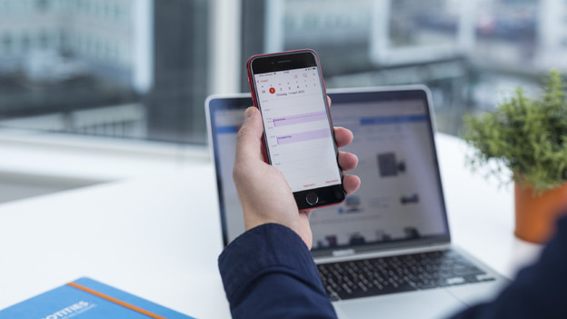 Utilisation d'un iPhone professionnel