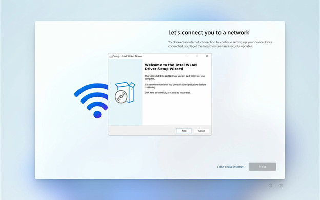 Windows WiFi settings
