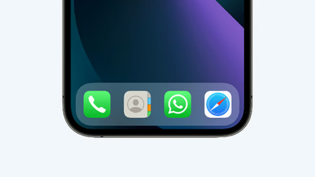 Applis iPhone en bas