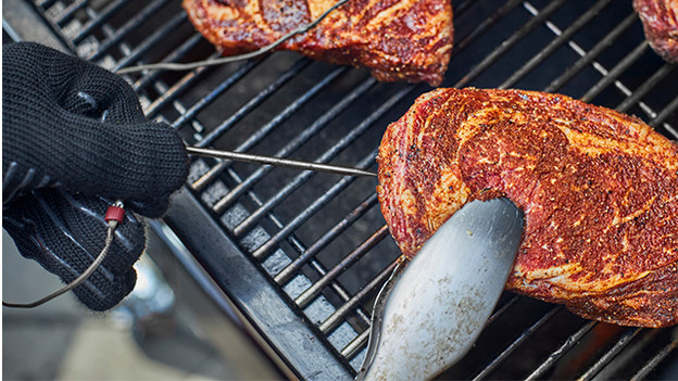 Thermomètre avec une longue connexion filaire