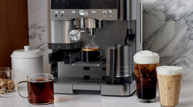 Verschillende koffiespecialiteiten bij een Ninja koffiemachine