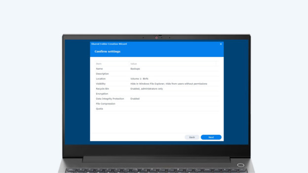 pc en synology nas voorbereiden