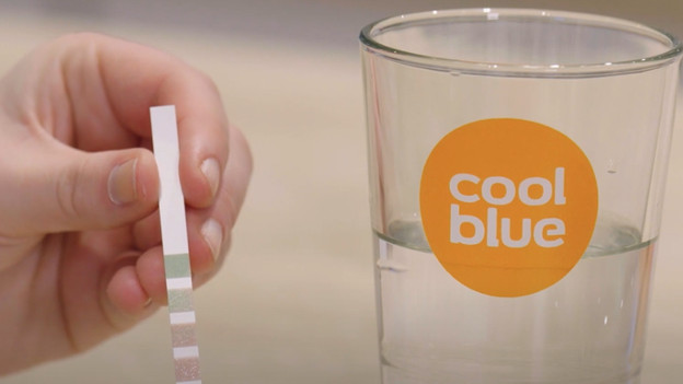 Stel de waterhardheid in