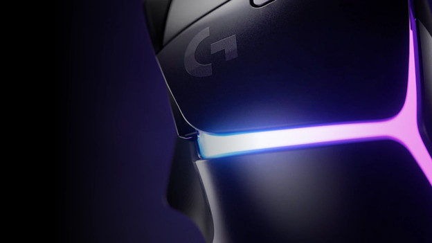 Logitech muis met RGB verlichting