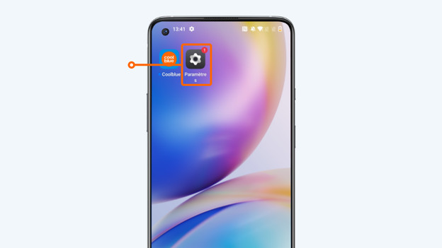 1. Appuyez sur Paramètres.