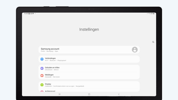 Samsung instellingen