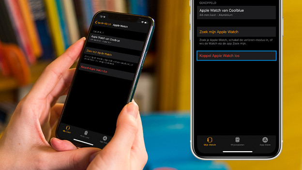 3. Choose 'Unpair Apple Watch' at the bottom.