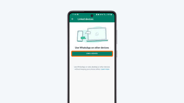 Tap 'Connect a device'.