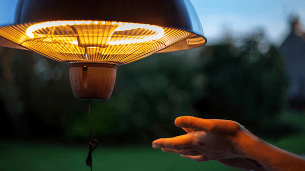 Chauffage de terrasse suspendu