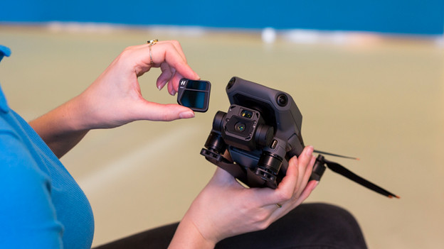 ND filter op een drone plaatsen